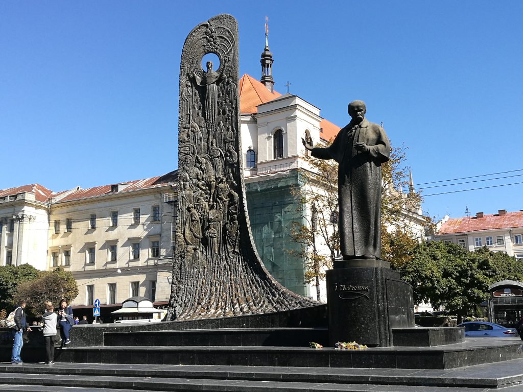 Lwów-Ukraina-pisarze-Szewczenko