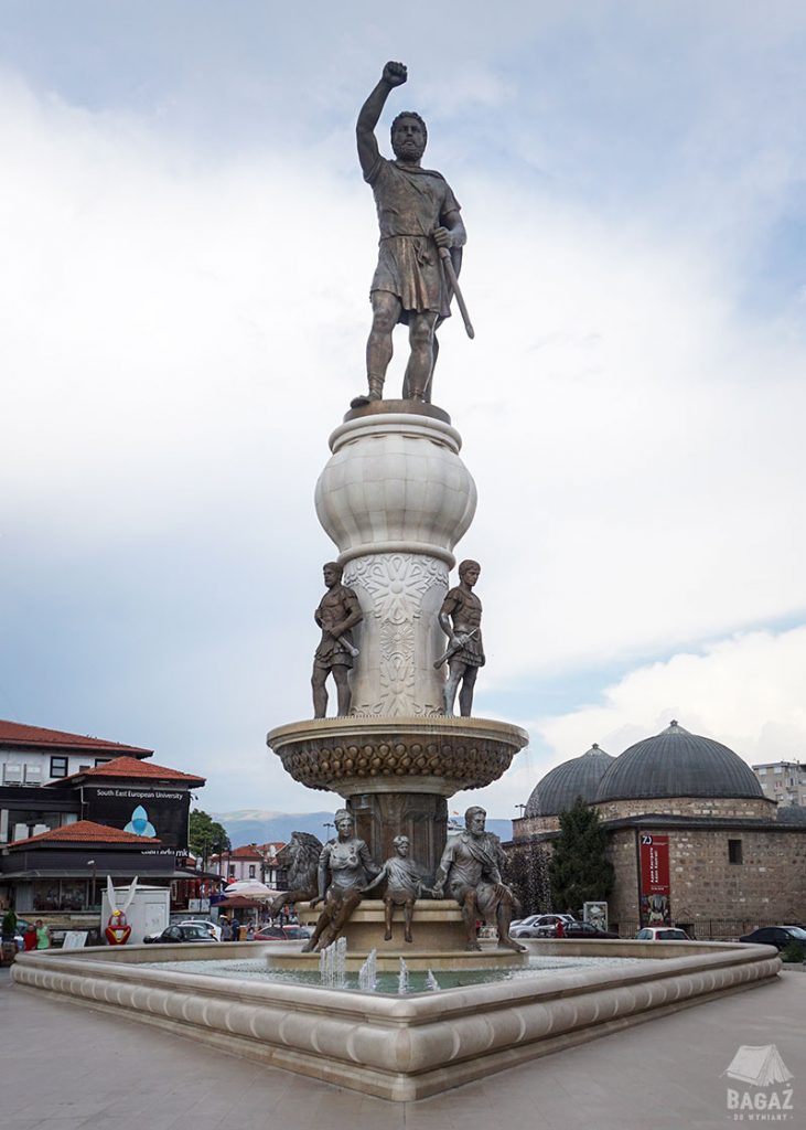 pomnik wojownika macedonia