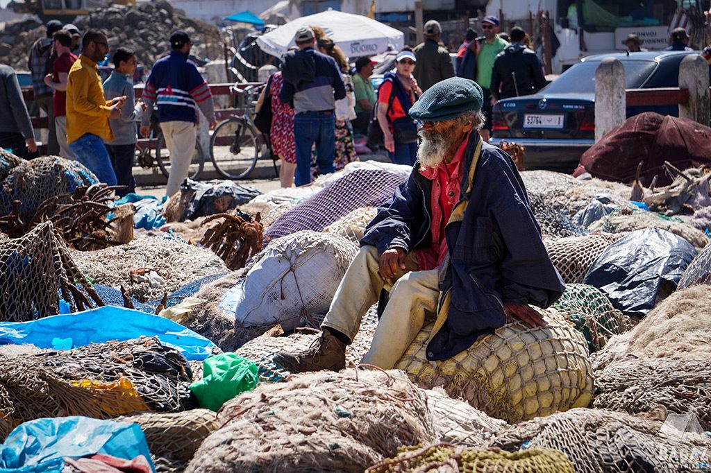 port de essaouira rybak maroko