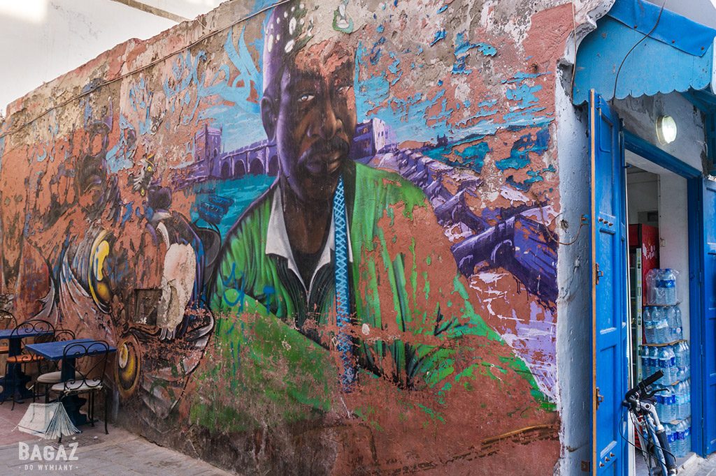 graffiti na ulicach essaouiry