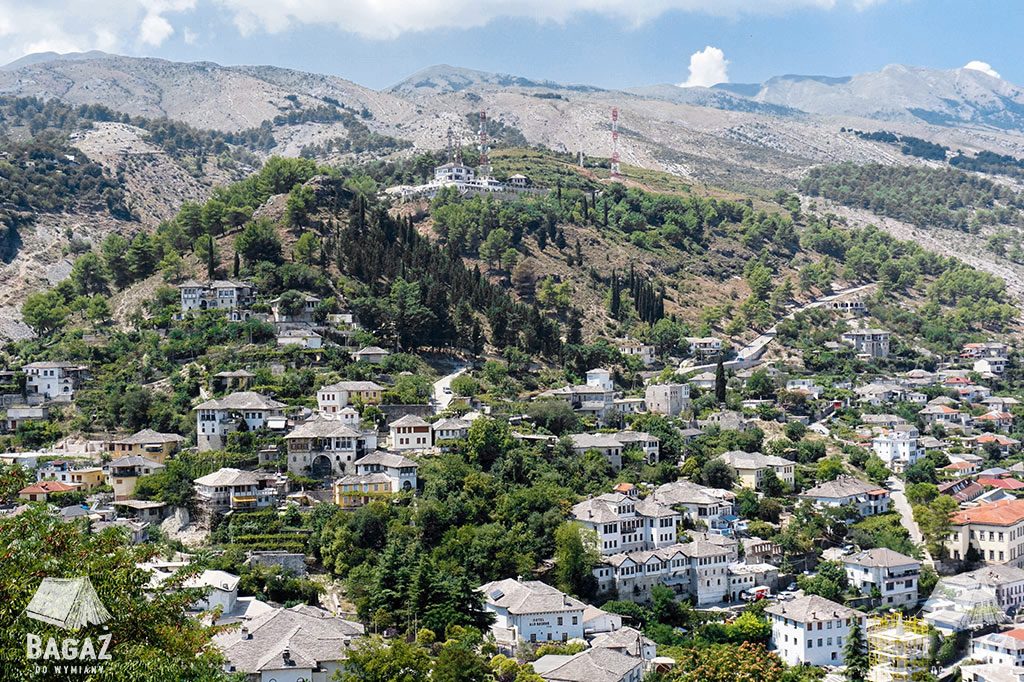 panorama z twierdzy kalaja gjirokastra
