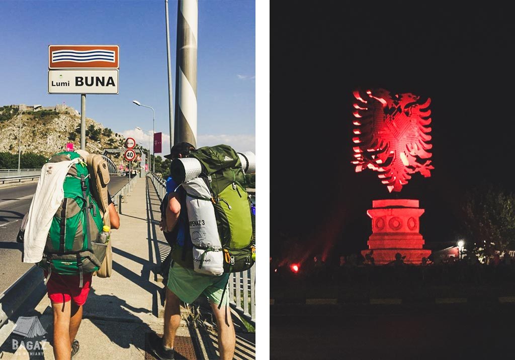 most na rzece buna w albanii