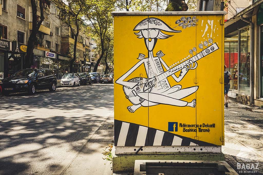 graffiti streetart w tiranie