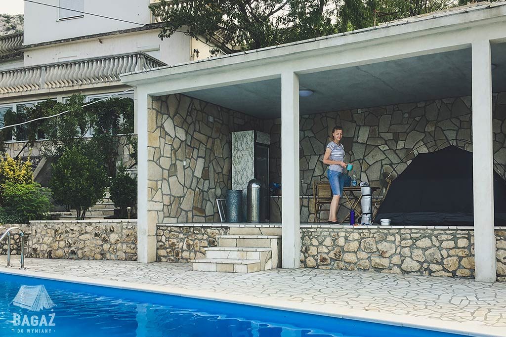 willa z basenem w blagaj