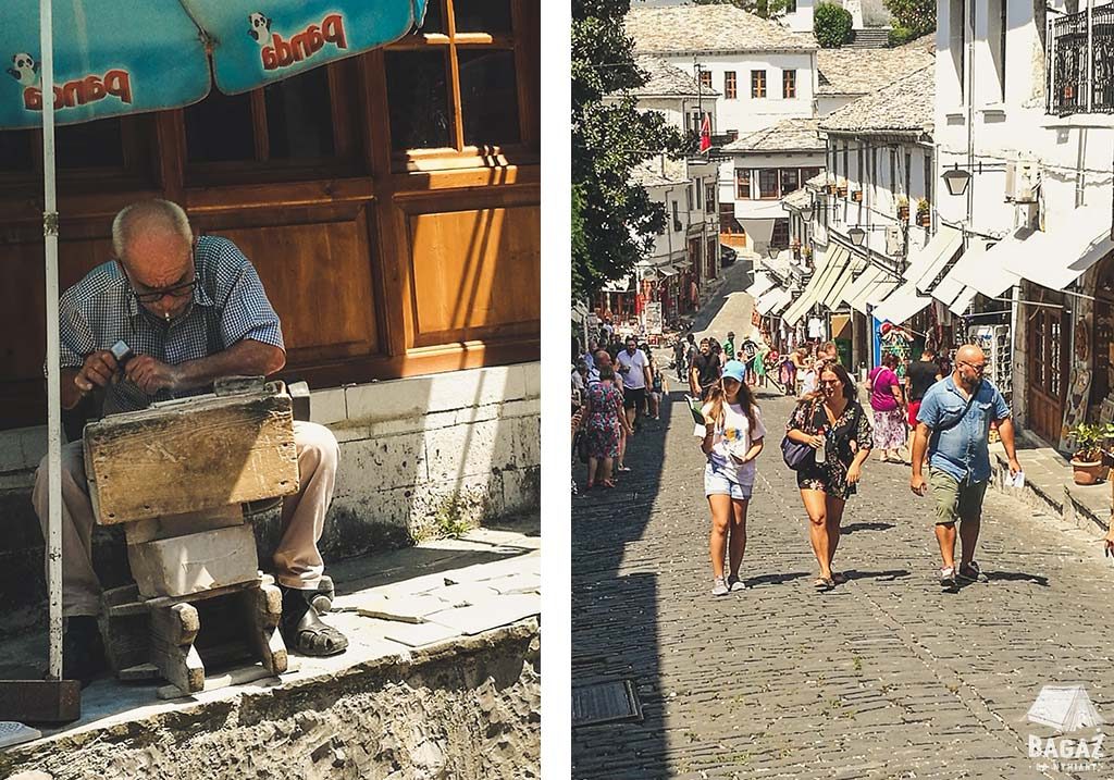 zabytkowe uliczki gjirokastry