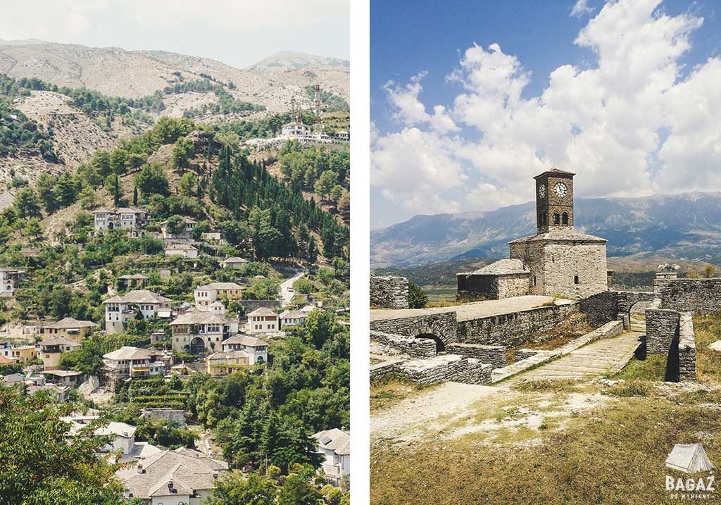 twierdza kalaja i panorama na miasto gjirokastra