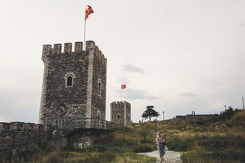 zamek w stolicy Macedonii - Skopje