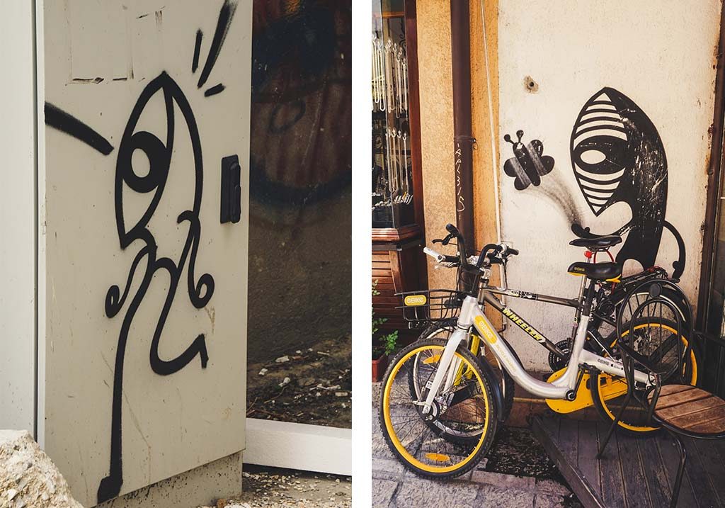 streetart polskiego artysty Noriaki na ulicach Skopje