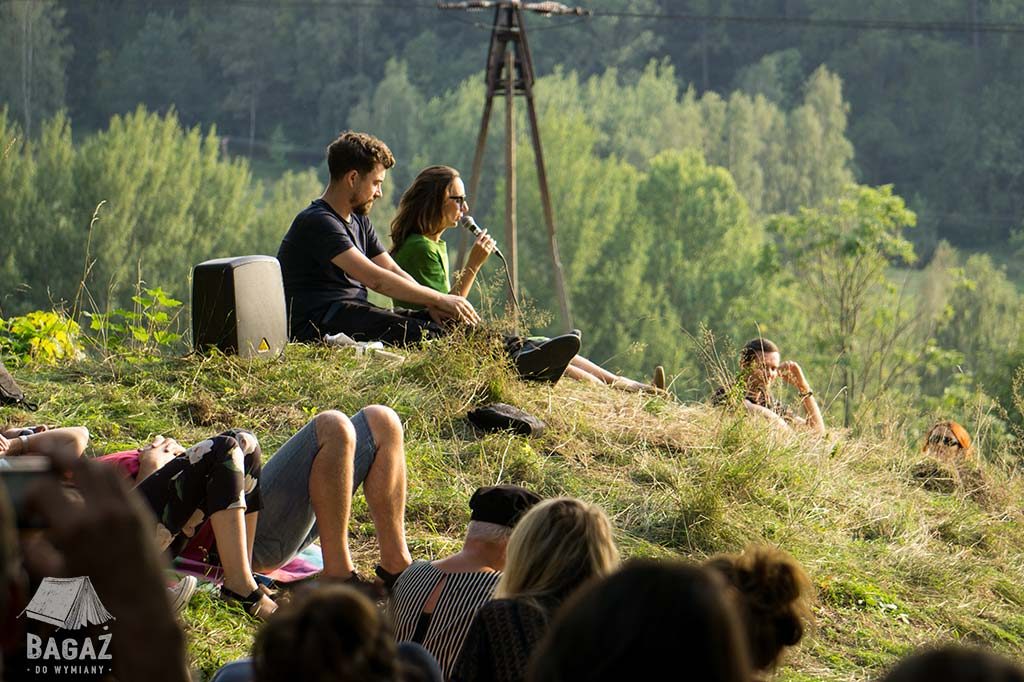 spotkanie z Agatą Romaniuk podczas Miedzianka Fest 2019