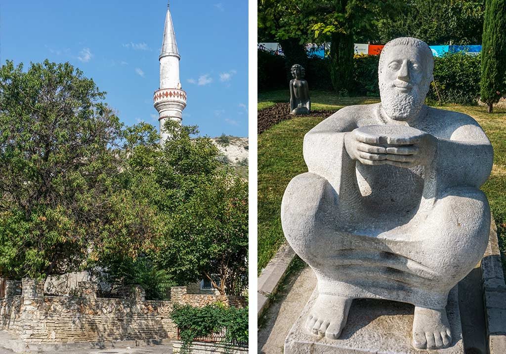 Dionizos i meczet w Bałczik