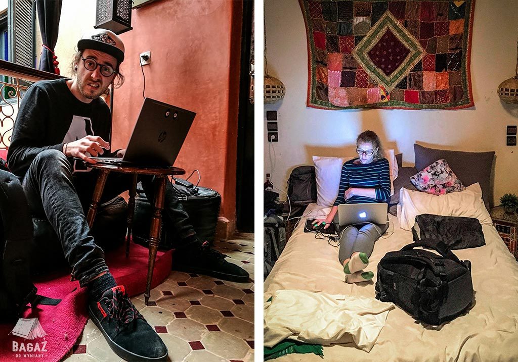 praca zdalna w podróży