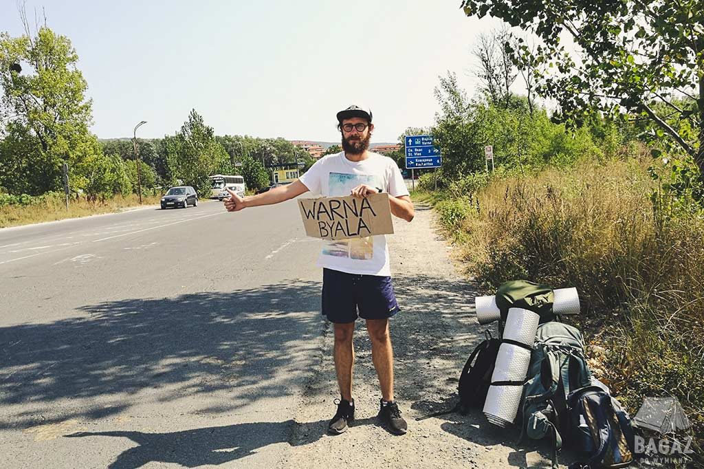 autostopowicz w Bułgarii