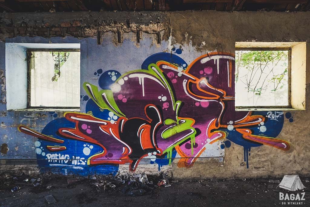 graffiti bałczik urbex