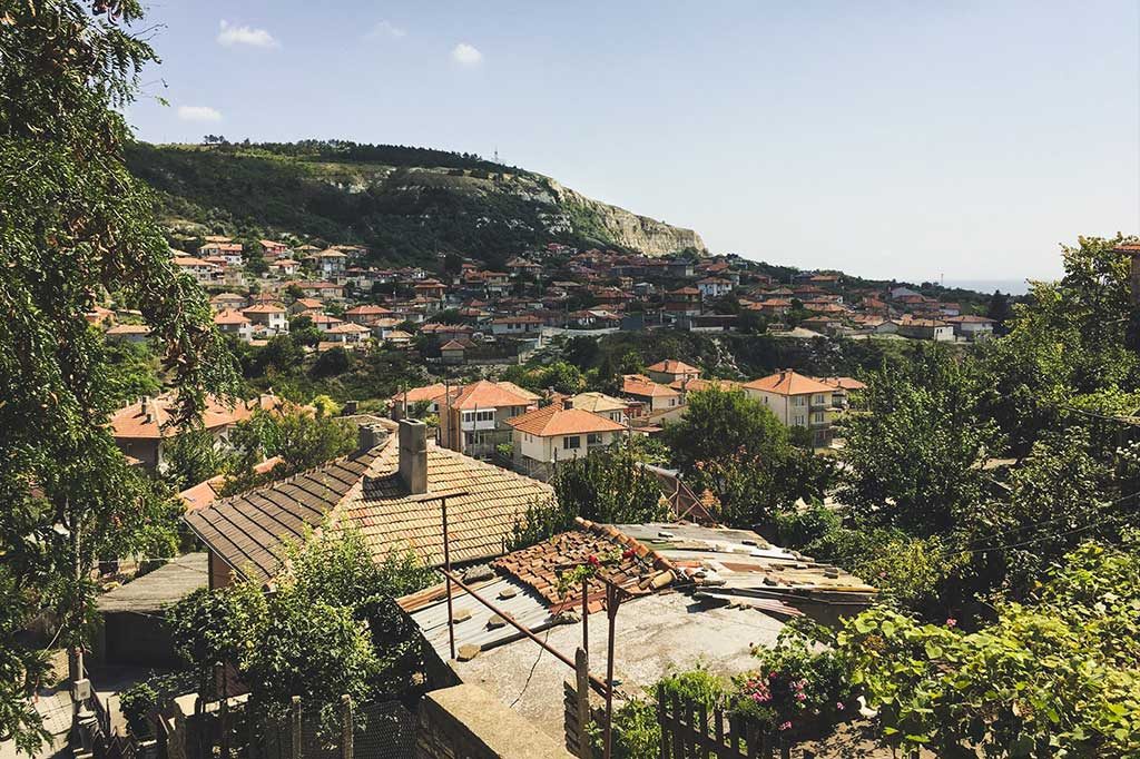 balczik widok na okolicę z dworca autobusowego