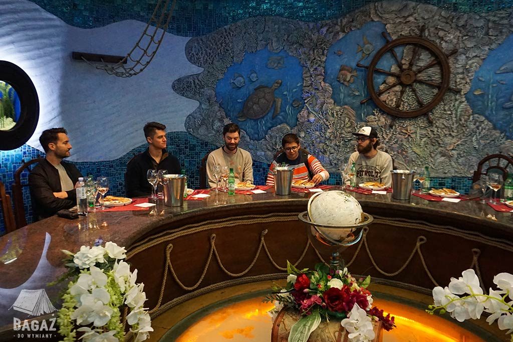 degustacja win w sali morskiej