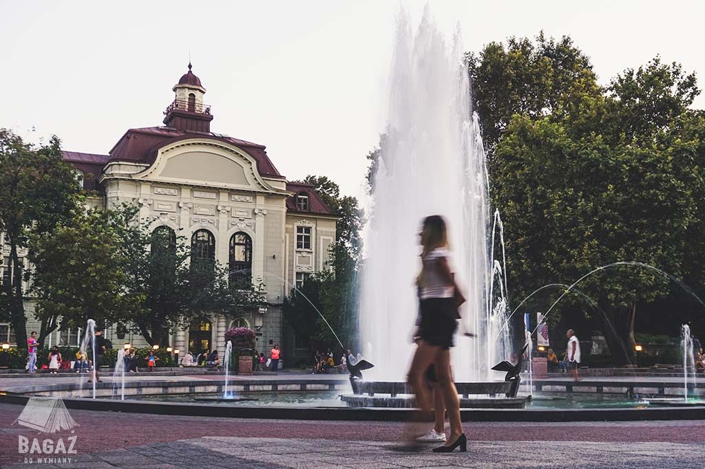 fontanna w centrum Plovdiv w Bułgarii