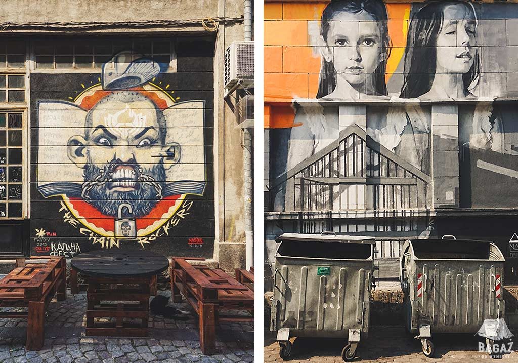 graffiti w dzielnicy Kapana