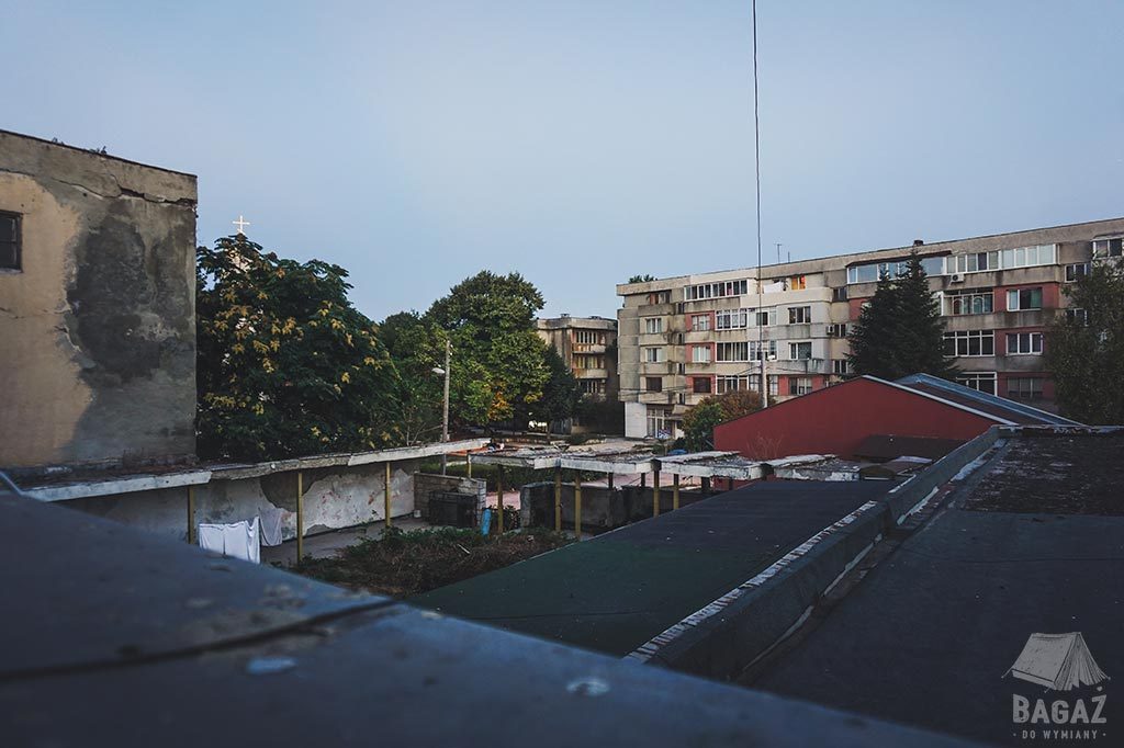 widok z okna w hotelu Shabla