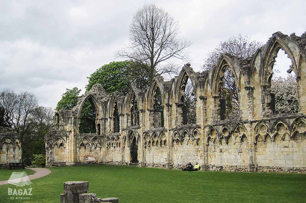 ruiny St. Mary’s Abbey w Yorku